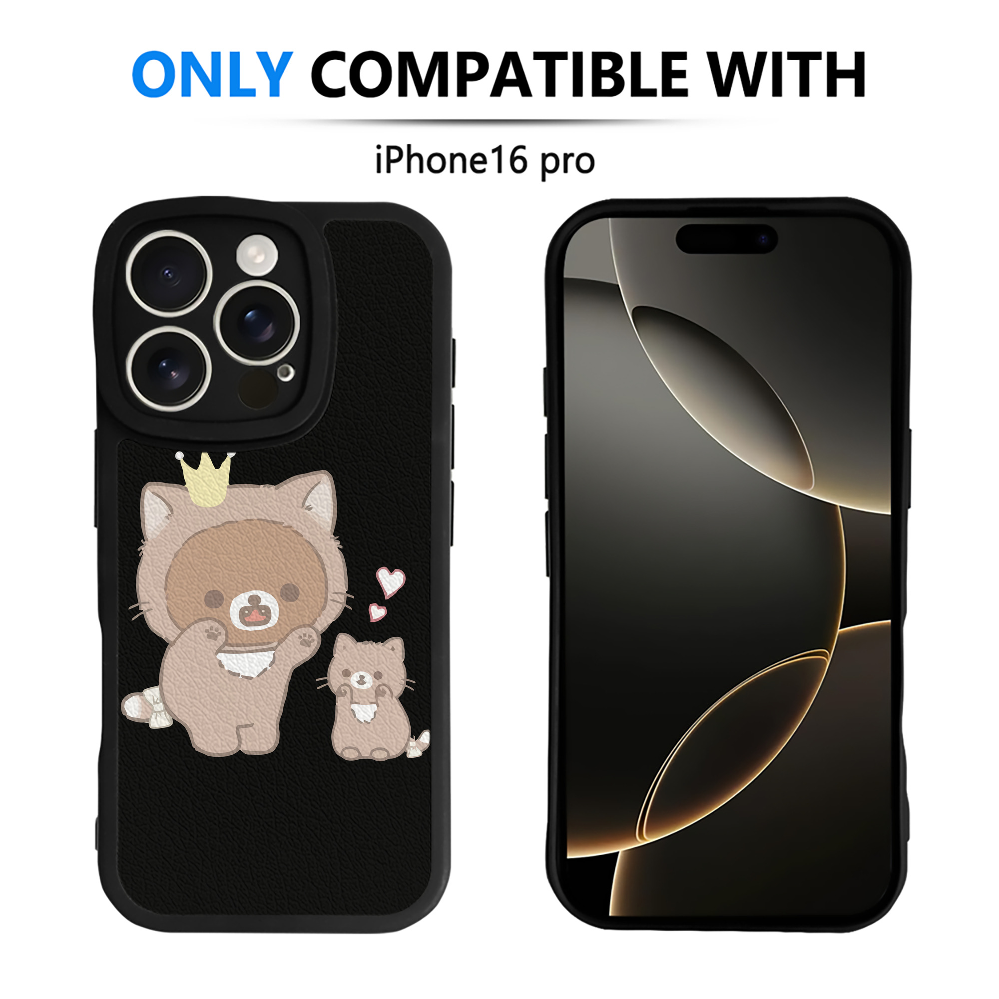 （画像用） リラックマ リラックマ キイロイトリ Rilakkuma Korilakkuma Kiiroitori 【iPhone 16シリーズ対応】シリコンスマホケース（レザー調） 材質：シリコン